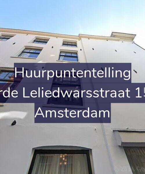 Foto gevel Huurpuntentelling voor Derde Leliedwarsstraat 15-3, Amsterdam