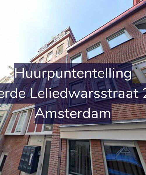 Foto gevel Huurpuntentelling voor Derde Leliedwarsstraat 24, Amsterdam