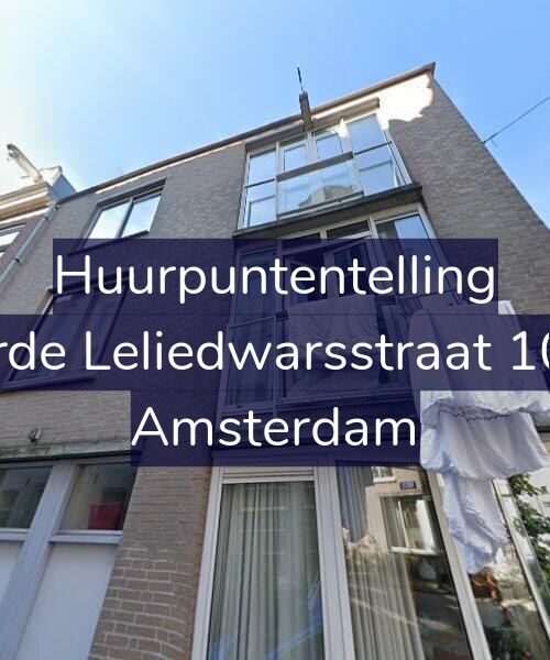 Foto gevel Huurpuntentelling voor Derde Leliedwarsstraat 10-B, Amsterdam