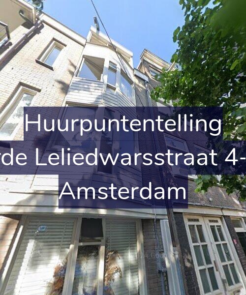 Foto gevel Huurpuntentelling voor Derde Leliedwarsstraat 4-AH, Amsterdam