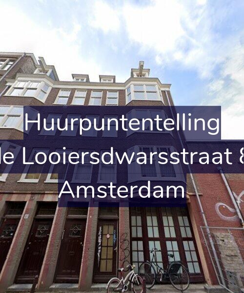 Foto gevel Huurpuntentelling voor Derde Looiersdwarsstraat 8-A1, Amsterdam