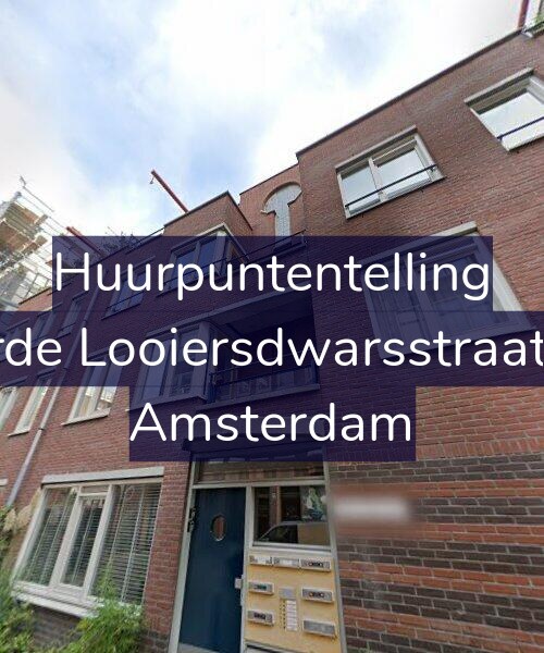 Foto gevel Huurpuntentelling voor Derde Looiersdwarsstraat 61, Amsterdam