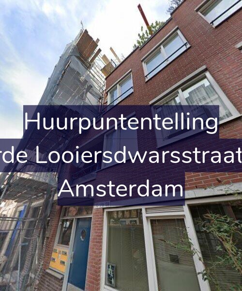 Foto gevel Huurpuntentelling voor Derde Looiersdwarsstraat 55, Amsterdam