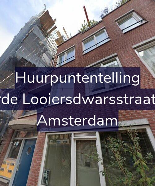 Foto gevel Huurpuntentelling voor Derde Looiersdwarsstraat 59, Amsterdam