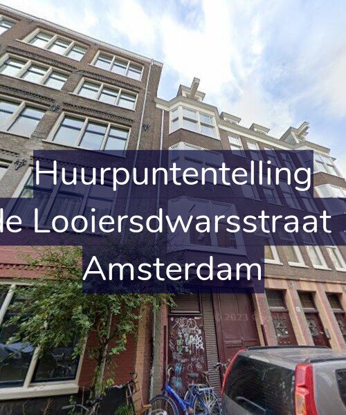 Foto gevel Huurpuntentelling voor Derde Looiersdwarsstraat 10-2, Amsterdam