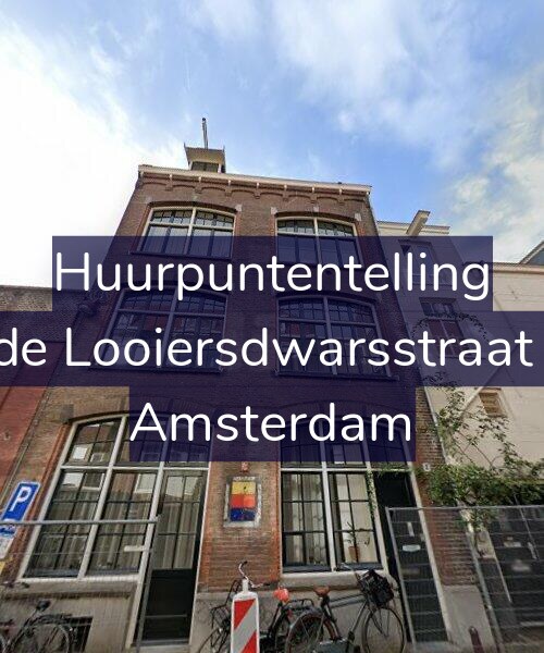 Foto gevel Huurpuntentelling voor Derde Looiersdwarsstraat 2-H, Amsterdam