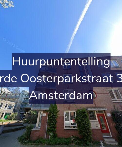 Foto gevel Huurpuntentelling voor Derde Oosterparkstraat 346, Amsterdam