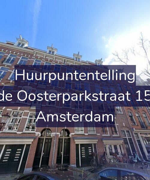 Foto gevel Huurpuntentelling voor Derde Oosterparkstraat 152-C, Amsterdam