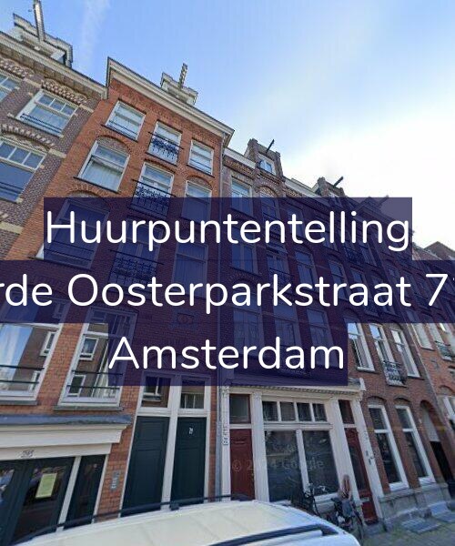 Foto gevel Huurpuntentelling voor Derde Oosterparkstraat 72-4, Amsterdam