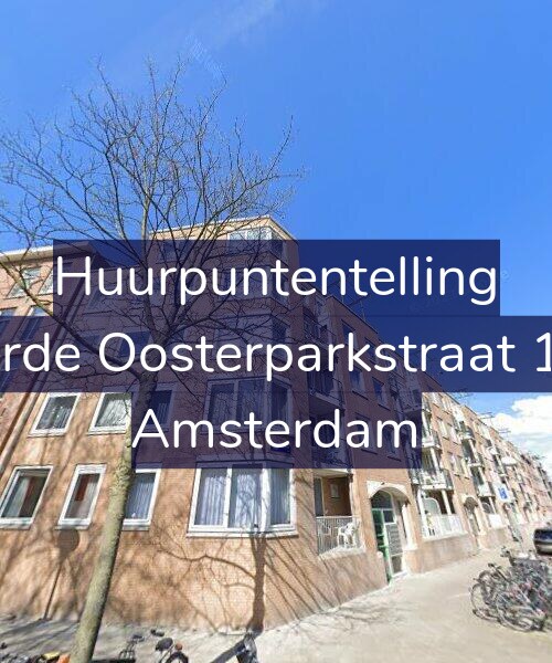 Foto gevel Huurpuntentelling voor Derde Oosterparkstraat 1-K, Amsterdam