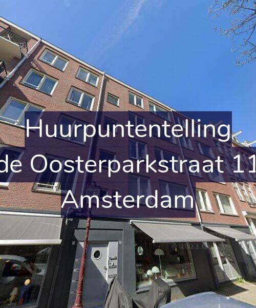 Foto gevel Huurpuntentelling voor Derde Oosterparkstraat 111-1, Amsterdam