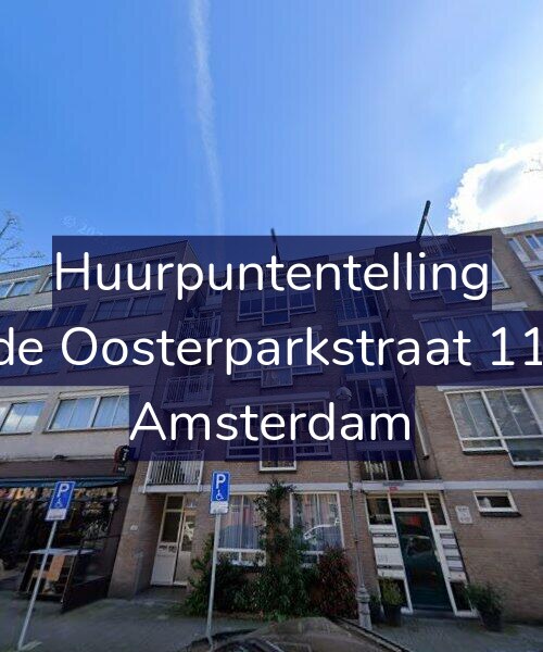 Foto gevel Huurpuntentelling voor Derde Oosterparkstraat 110-D, Amsterdam