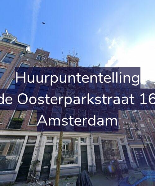 Foto gevel Huurpuntentelling voor Derde Oosterparkstraat 166-A, Amsterdam