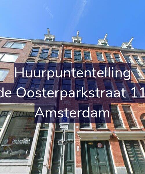 Foto gevel Huurpuntentelling voor Derde Oosterparkstraat 117-D, Amsterdam