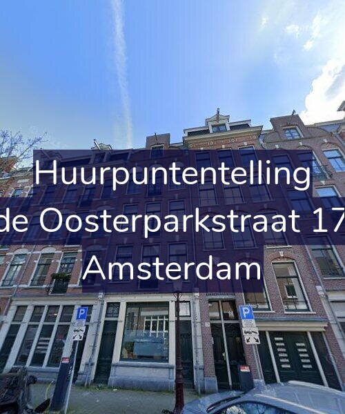 Foto gevel Huurpuntentelling voor Derde Oosterparkstraat 172-B, Amsterdam