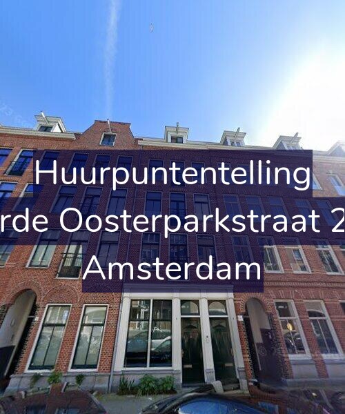 Foto gevel Huurpuntentelling voor Derde Oosterparkstraat 2-D, Amsterdam
