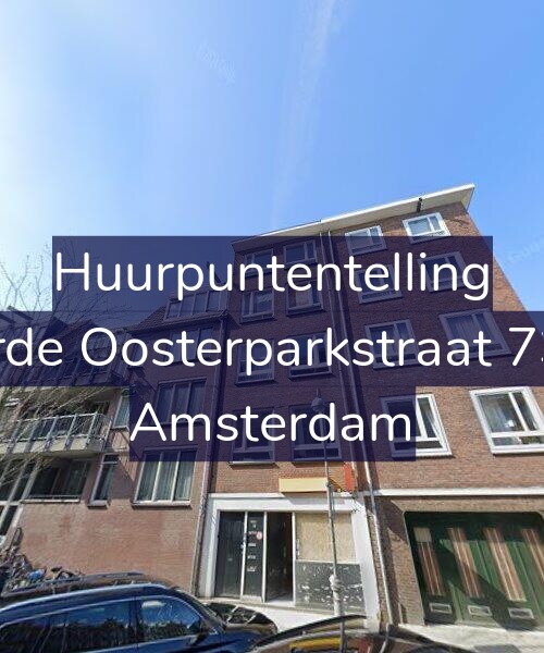 Foto gevel Huurpuntentelling voor Derde Oosterparkstraat 73-4, Amsterdam