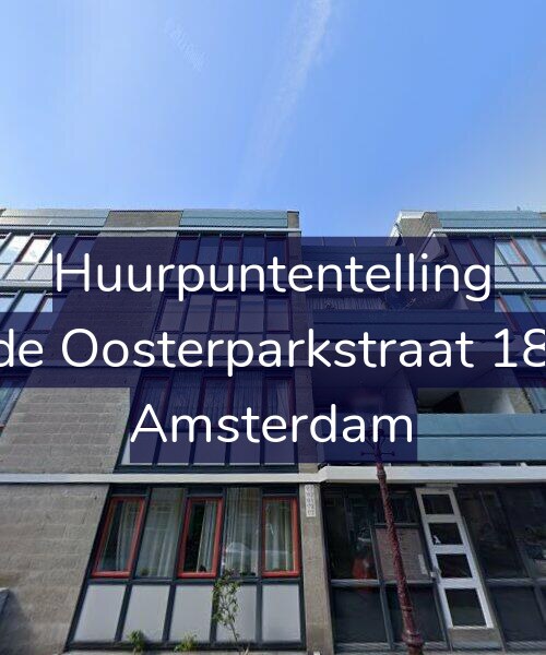 Foto gevel Huurpuntentelling voor Derde Oosterparkstraat 183-A, Amsterdam