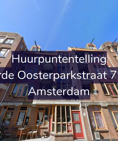 Foto gevel Huurpuntentelling voor Derde Oosterparkstraat 79-E, Amsterdam
