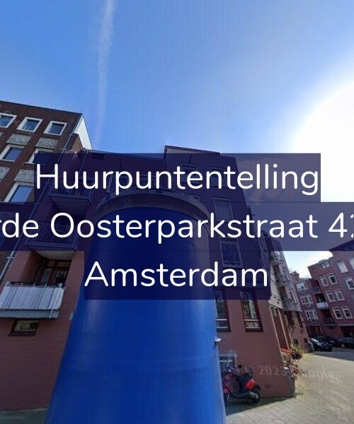 Foto gevel Huurpuntentelling voor Derde Oosterparkstraat 42-A, Amsterdam