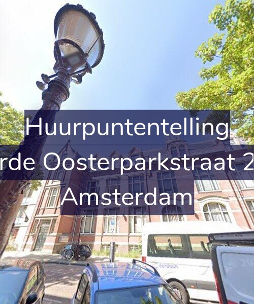 Foto gevel Huurpuntentelling voor Derde Oosterparkstraat 205, Amsterdam