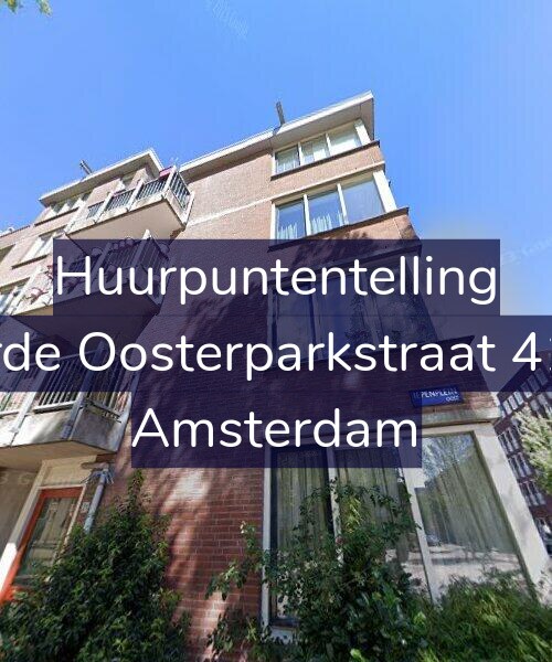 Foto gevel Huurpuntentelling voor Derde Oosterparkstraat 41-D, Amsterdam