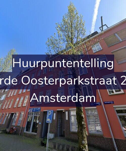Foto gevel Huurpuntentelling voor Derde Oosterparkstraat 284, Amsterdam