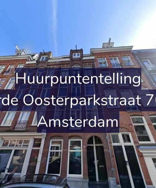 Foto gevel Huurpuntentelling voor Derde Oosterparkstraat 70-3, Amsterdam