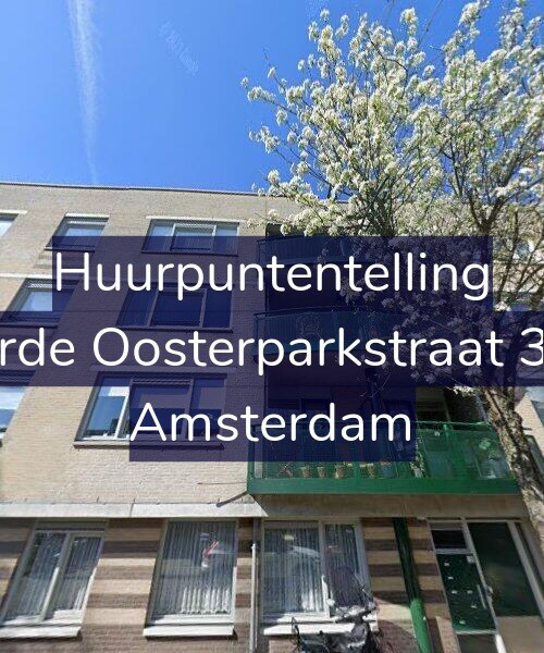 Foto gevel Huurpuntentelling voor Derde Oosterparkstraat 343, Amsterdam