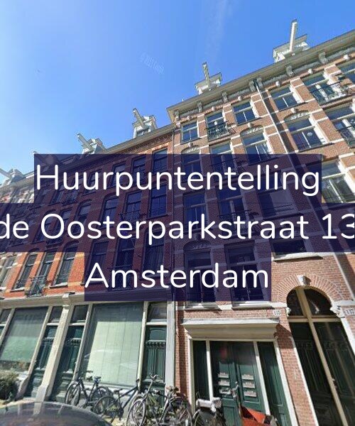 Foto gevel Huurpuntentelling voor Derde Oosterparkstraat 133-B, Amsterdam