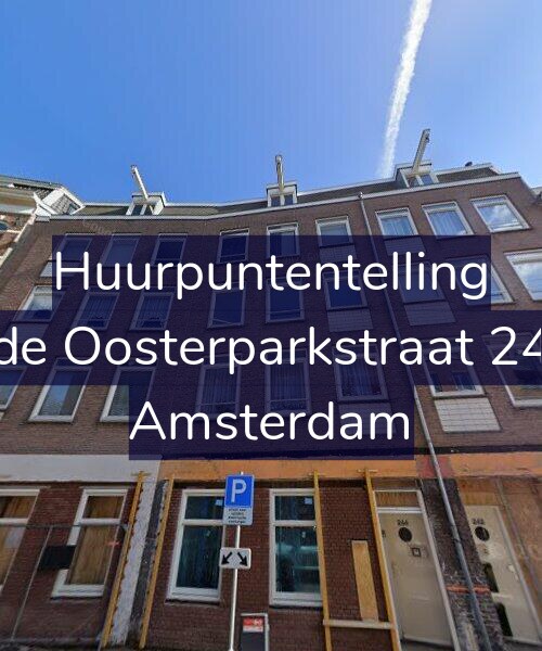 Foto gevel Huurpuntentelling voor Derde Oosterparkstraat 244-1, Amsterdam