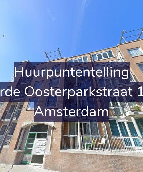 Foto gevel Huurpuntentelling voor Derde Oosterparkstraat 1-G, Amsterdam