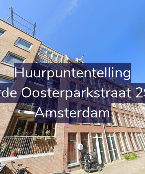 Foto gevel Huurpuntentelling voor Derde Oosterparkstraat 29-1, Amsterdam