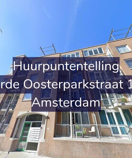 Foto gevel Huurpuntentelling voor Derde Oosterparkstraat 1-S, Amsterdam