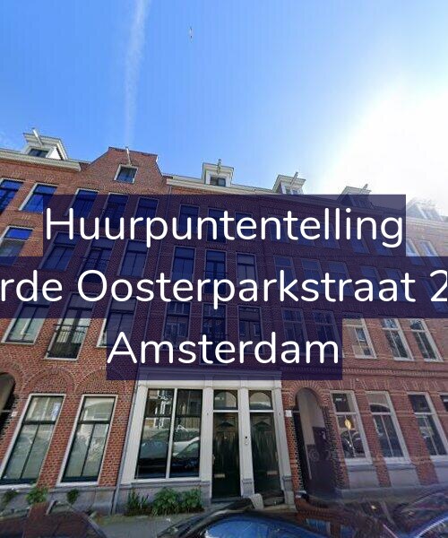 Foto gevel Huurpuntentelling voor Derde Oosterparkstraat 2-A, Amsterdam