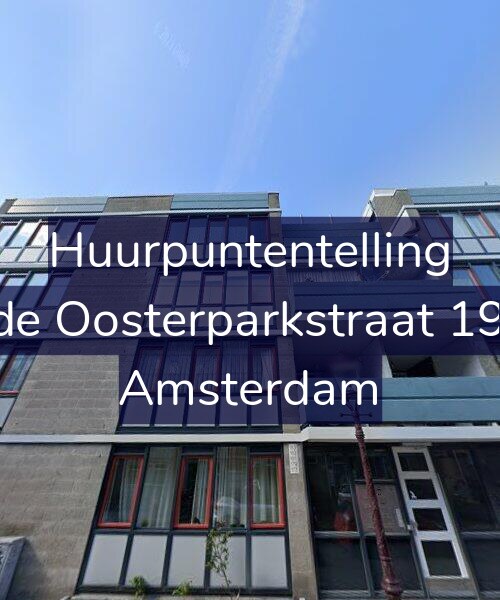 Foto gevel Huurpuntentelling voor Derde Oosterparkstraat 191-A, Amsterdam