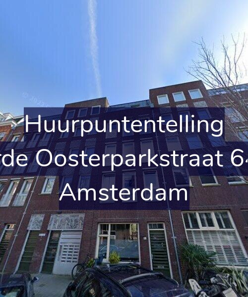 Foto gevel Huurpuntentelling voor Derde Oosterparkstraat 64-C, Amsterdam