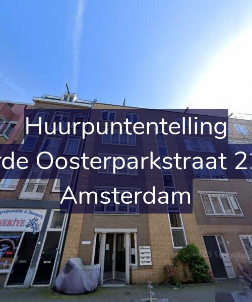 Foto gevel Huurpuntentelling voor Derde Oosterparkstraat 22-B, Amsterdam