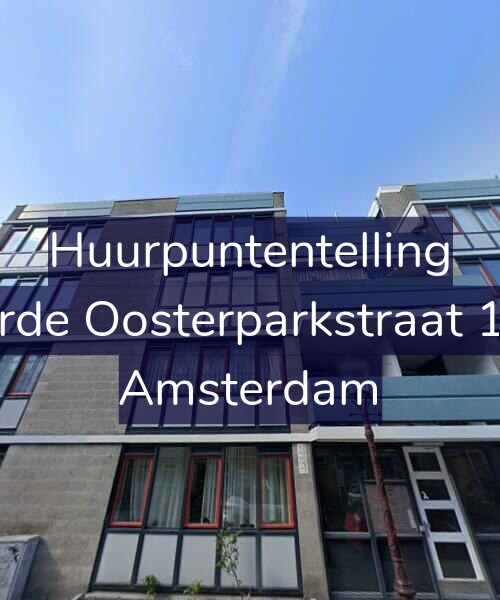 Foto gevel Huurpuntentelling voor Derde Oosterparkstraat 189, Amsterdam