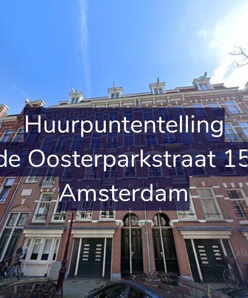 Foto gevel Huurpuntentelling voor Derde Oosterparkstraat 154-B, Amsterdam