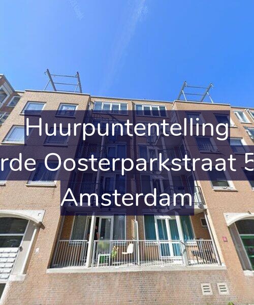 Foto gevel Huurpuntentelling voor Derde Oosterparkstraat 5-C, Amsterdam