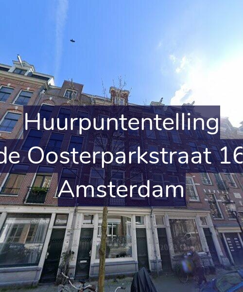 Foto gevel Huurpuntentelling voor Derde Oosterparkstraat 166-B, Amsterdam