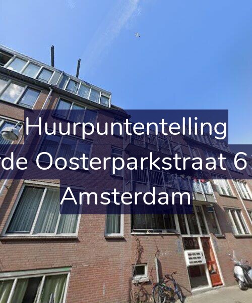 Foto gevel Huurpuntentelling voor Derde Oosterparkstraat 61-A, Amsterdam