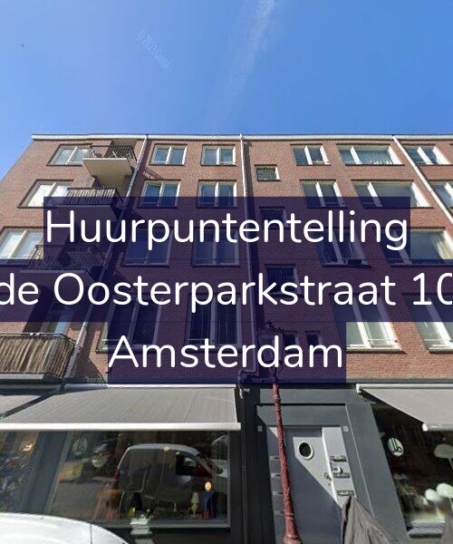 Foto gevel Huurpuntentelling voor Derde Oosterparkstraat 109-3, Amsterdam