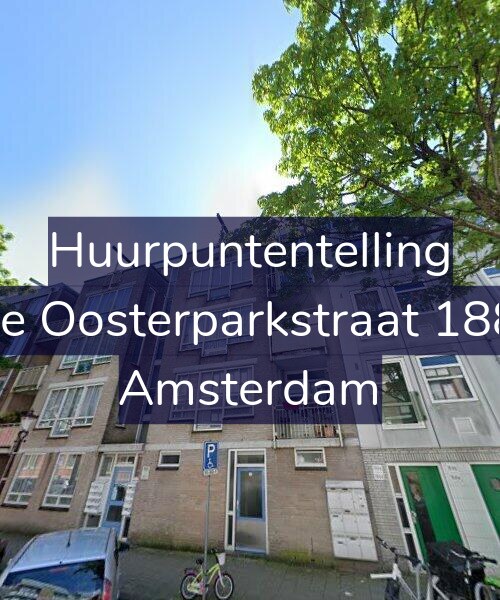 Foto gevel Huurpuntentelling voor Derde Oosterparkstraat 188-D1, Amsterdam