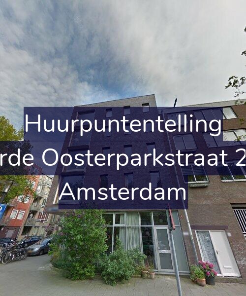 Foto gevel Huurpuntentelling voor Derde Oosterparkstraat 206, Amsterdam
