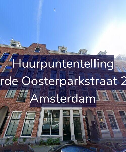 Foto gevel Huurpuntentelling voor Derde Oosterparkstraat 2-C, Amsterdam