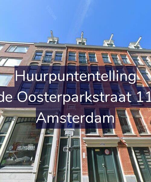 Foto gevel Huurpuntentelling voor Derde Oosterparkstraat 117-C, Amsterdam
