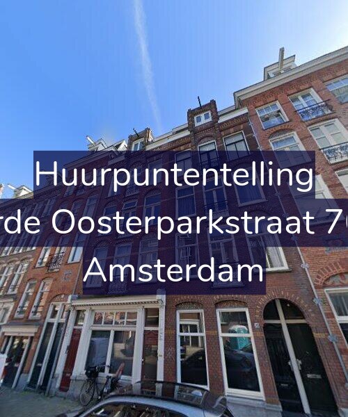 Foto gevel Huurpuntentelling voor Derde Oosterparkstraat 70-4, Amsterdam