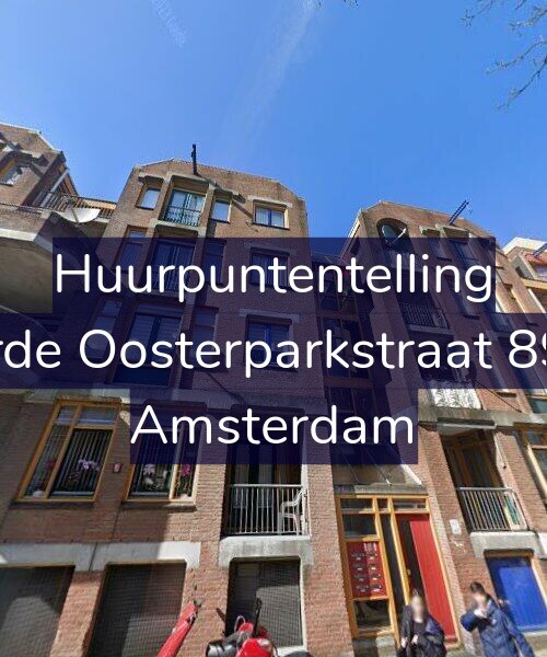 Foto gevel Huurpuntentelling voor Derde Oosterparkstraat 89-C, Amsterdam